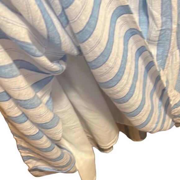 RAILS Avril Dress Size XXL Gibson Stripe Linen Blend 100% cotton Lining Midi New - Picture 7 of 16